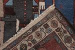 Hand-Knotted Antique Lori Persian Rug in Brown Pictorial | Area Rug in Rugs by Rug and Kilim