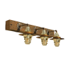 Wood Beam Insulator Light Lantern Vanity Sconce | Flush Mounts by RailroadWare Lighting Hardware & Gifts