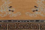 Rug & Kilim’s Chinese Art Deco Rug, Brown with Greek Key | Area Rug in Rugs by Rug and Kilim