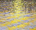 Evening. Glare on the water. | Oil And Acrylic Painting in Paintings by IRYNA KASTSOVA. Item made of canvas works with minimalism & mediterranean style