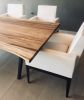 Live Edge Patio Table | Dining Table in Tables by Live Edge Lust. Item made of wood with steel