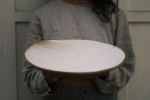 Ceramic Serving Platter in Eggshell | Serveware by Pyre Studio. Item made of stoneware