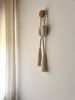 KNOT 008 | Rope Sculpture Wall Hanging | Wall Sculpture in Wall Hangings by Ana Salazar Atelier. Item composed of oak wood & cotton compatible with country & farmhouse and japandi style