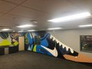 Nike Mural | Murals by Nosey42 | Nike Distribution center in Memphis