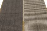 Rug & Kilim's Accent Kilim, Beige-Gray Textural Stripes | Area Rug in Rugs by Rug and Kilim