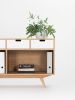 Commode, tv stand, chest of drawers, credenza, dresser | Storage by Mo Woodwork. Item made of oak wood works with minimalism & mid century modern style