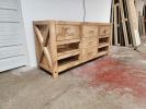 Model 1079 - Custom Double Sink Bathroom Vanity | Countertop in Furniture by Limitless Woodworking. Item made of maple wood compatible with contemporary and country & farmhouse style