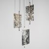 Svitlotin - Modern Ceiling Pendant Lights - Hummered Stamp | Pendants by SVITANOK by Artem Zakharchenko. Item made of steel works with minimalism & contemporary style