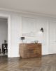 Chest of Drawers of Solid Scottish Walnut, Asymmetrical side | Storage by Jonathan Field. Item made of walnut