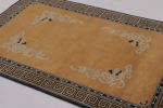 Rug & Kilim’s Chinese Art Deco Rug, Brown with Greek Key | Area Rug in Rugs by Rug and Kilim