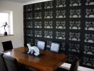 DG02 (White on Black) | Wallpaper in Wall Treatments by ART DECOR DESIGNS. Item made of paper compatible with art deco style