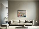 Les Lopins / The Plots | Oil And Acrylic Painting in Paintings by Sophie DUMONT.. Item composed of canvas in contemporary or country & farmhouse style