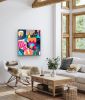 A Summer Walk | Oil And Acrylic Painting in Paintings by Paula Saslow, Copper Rose Art. Item made of canvas compatible with contemporary style