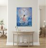 Rise and shine | Oil And Acrylic Painting in Paintings by Elena Parau. Item composed of canvas & cement compatible with contemporary and country & farmhouse style