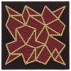 Jacquard Weavings | Wall Sculpture in Wall Hangings by Zuzana Licko. Item composed of wood and fabric in minimalism or mid century modern style