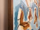 Dancers | Oil And Acrylic Painting in Paintings by Andrew Martin Miller. Item composed of canvas & synthetic