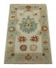 Rug & Kilim’s Oushak Rug in Beige-Cream with Medallion | Area Rug in Rugs by Rug and Kilim