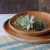 18" Handmade Wooden Platter Tray for Serving & Decor | Serving Tray in Serveware by TerraKlay. Item made of wood compatible with contemporary and rustic style