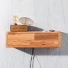 Storage Shelf and Cord Organizer | Shelving in Storage by Halohope Design. Item made of wood compatible with minimalism and industrial style
