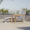 Solis Adirondack Chair + Ottoman | Armchair in Chairs by Model No.. Item made of wood
