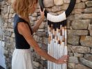 Saturn N-01 | Macrame Wall Hanging in Wall Hangings by Dual Experimental Studio | Dido El Palmar in El Palmar de Vejer. Item composed of wood & linen compatible with country & farmhouse and industrial style