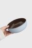 Handmade Porcelain Bowl. Forget-me-not/Chocolate | Dinnerware by Creating Comfort Lab. Item made of ceramic works with mid century modern & contemporary style