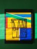 Yellow clouds I & II | Oil And Acrylic Painting in Paintings by Atelier Stumpo. Item made of wood with synthetic