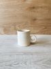 Circle Handle Mug in Oatmeal | Drinkware by Bridget Dorr. Item composed of ceramic