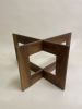 Mid Century Inspired Walnut Coffee Table Base | Tables by Fox Farm Design Build. Item composed of walnut in boho or mid century modern style