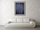 Digital Nights | Oil And Acrylic Painting in Paintings by Dutch Montana Art | Private Residence - Corona Del Mar, Newport Beach in Newport Beach. Item composed of wood & canvas