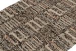Textural Modern Kilim rug in White, Black, Multicolor | Area Rug in Rugs by Rug and Kilim
