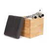 Zuma Para solid wood storage stool | Chairs by Modwerks Furniture Design. Item composed of wood in minimalism or contemporary style