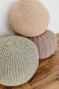 Coffee Table - Knitted Pouf | Tables by Chasha Home