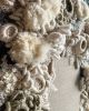 Abstract Ocean Fiber Art | Mixed Media by Helen D Wilde - Ovo Bloom. Item composed of cotton compatible with coastal style