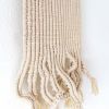 Soft Drifts | Wall Sculpture in Wall Hangings by YASHI DESIGNS. Item made of oak wood with cotton works with minimalism & contemporary style