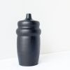 Sonsy Black Vase #2 | Vases & Vessels by Pooja Pawaskar. Item made of oak wood