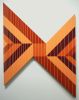 Perception #130, Blue, 49" x 93" acrylic on wood | Oil And Acrylic Painting in Paintings by Abedin Fine Art | Bank of America Financial Center in Houston. Item composed of wood and synthetic
