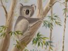 Australia, Nursery Mural | Murals by Very Fine Mural Art - Stefanie Schuessler. Item composed of synthetic