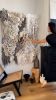 Large Textile Wall Sculpture — NUANCES (Gradient Form) | Tapestry in Wall Hangings by Anna Baranova Art. Item composed of cotton and fiber in contemporary or country & farmhouse style