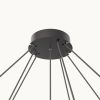 Emily V8 Pendant Light – Black High Gloss | Chandeliers by MOSS Objects. Item composed of oak wood & steel compatible with contemporary and modern style