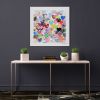 Love will save nature - Original mixed media painting | Mixed Media by Xiaoyang Galas. Item composed of canvas and paper in contemporary or art deco style