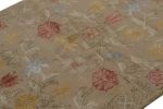 Rug & Kilim’s Spanish European Rug in Beige with Floral | Area Rug in Rugs by Rug and Kilim