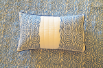 Indigo IKAT Cushion Cover | Pillows by Jaipur Bloc House. Item composed of cotton