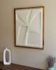 No. 108 Japandi Plaster Wall Relief - Scandinavian Decor | Wall Sculpture in Wall Hangings by Joseph A