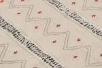 Rug & Kilim’s Tribal-Style Kilim in Off white, Gray and Red | Area Rug in Rugs by Rug and Kilim