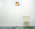 Flammable | Oil And Acrylic Painting in Paintings by Claire Desjardins. Item composed of canvas
