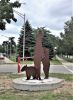 BEAR FAMILY GOES TO THE ZOO | Public Sculptures by jim collins sculpture. Item made of steel