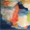 Mary's Scene | Oil And Acrylic Painting in Paintings by Lisa Collins. Item made of canvas & synthetic