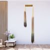 Mystical colors tassels / bamboo | Tapestry in Wall Hangings by Olivia Fiber Art. Item composed of bamboo and cotton in minimalism or mid century modern style