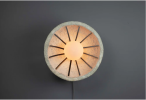MushLume Ray Sconce | Sconces by MushLume Lighting. Item works with contemporary style